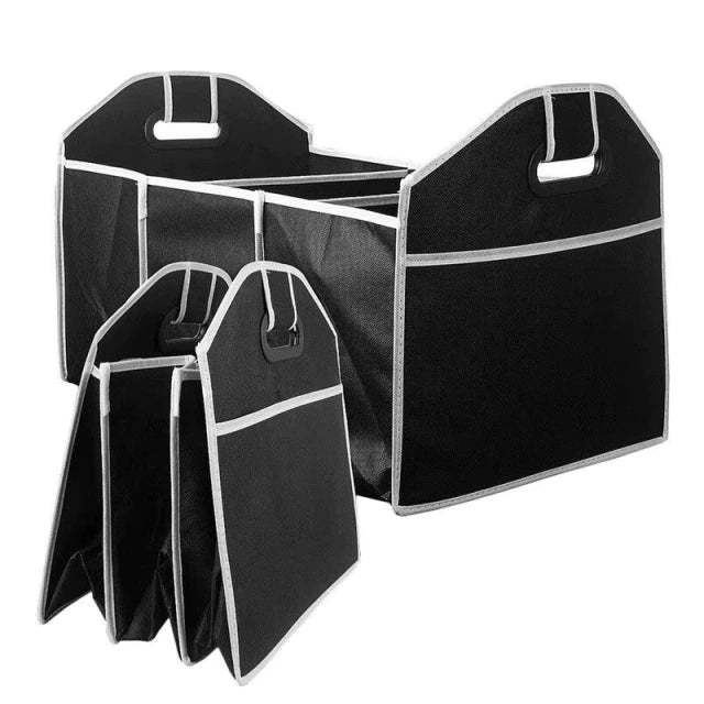 Organizador Plegable para Maletero de Auto – 3 Compartimentos Extra Grandes⭐