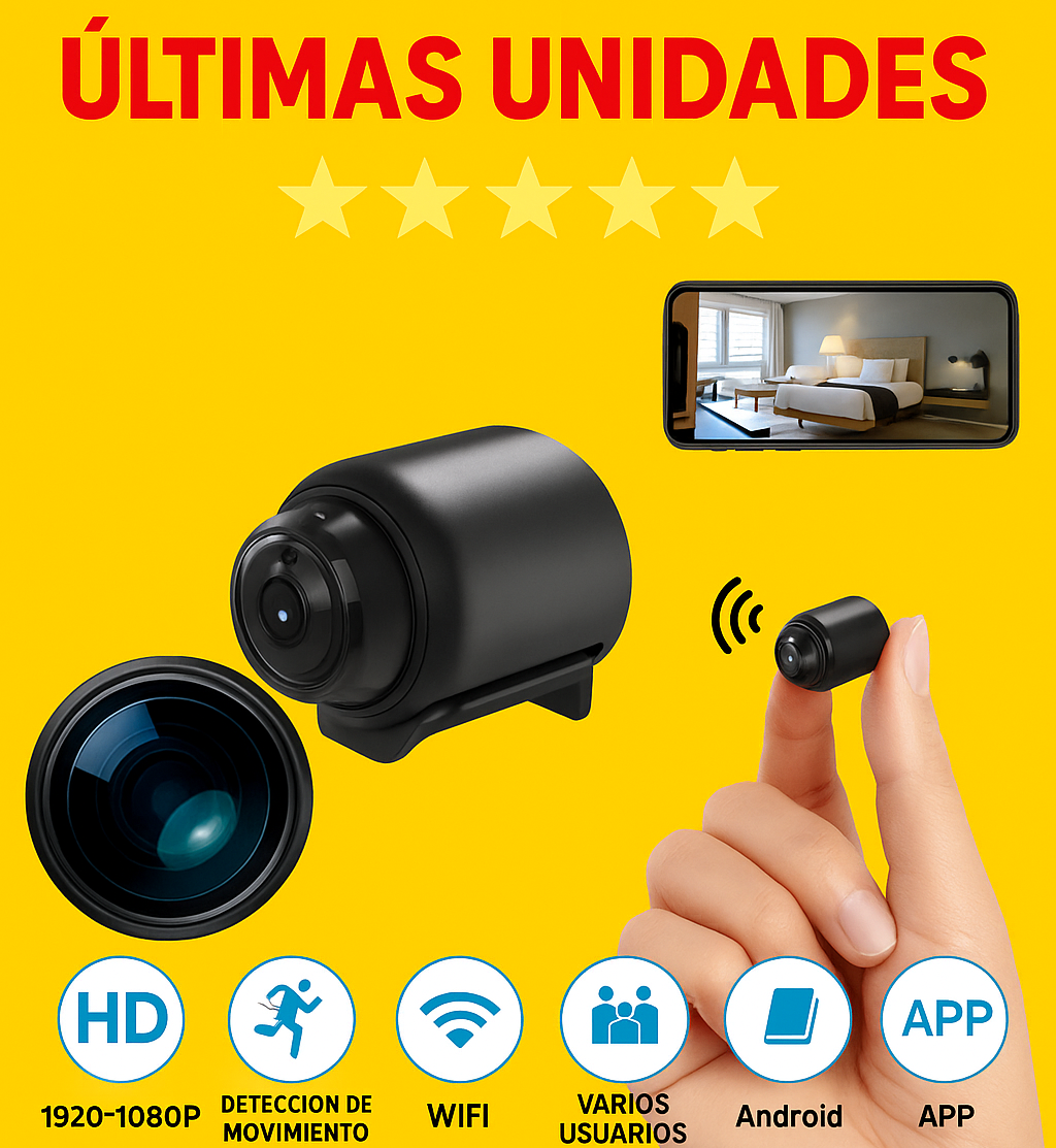 Mini Cámara Espía [SPY PRO®] FULL HD - WIFI