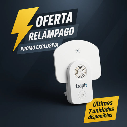 SilentTrap™ – Trampa Adhesiva y Ultrasónica para Insectos🪰