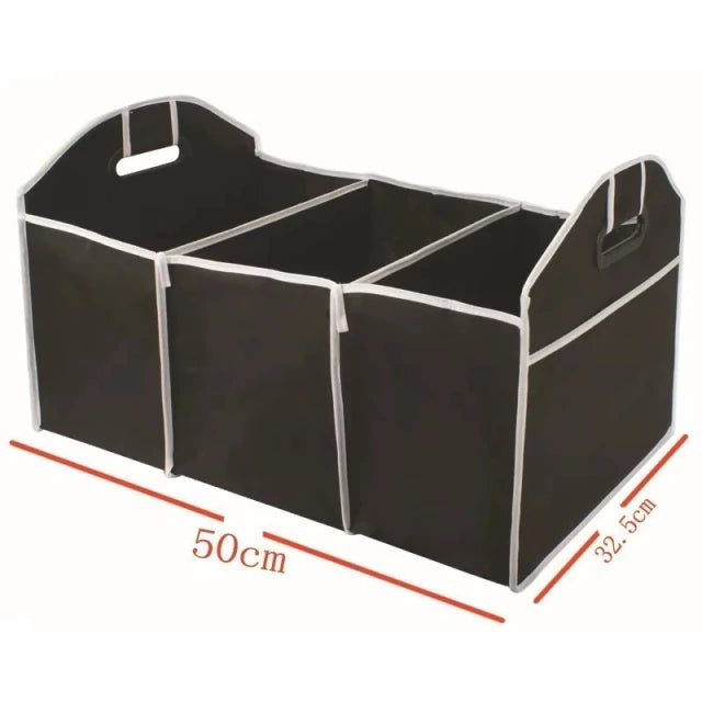 Organizador Plegable para Maletero de Auto – 3 Compartimentos Extra Grandes⭐