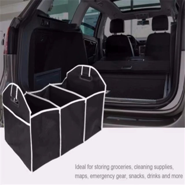 Organizador Plegable para Maletero de Auto – 3 Compartimentos Extra Grandes⭐