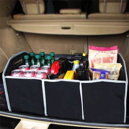 Organizador Plegable para Maletero de Auto – 3 Compartimentos Extra Grandes⭐