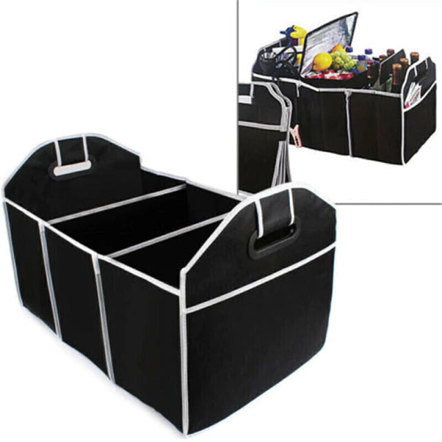 Organizador Plegable para Maletero de Auto – 3 Compartimentos Extra Grandes⭐